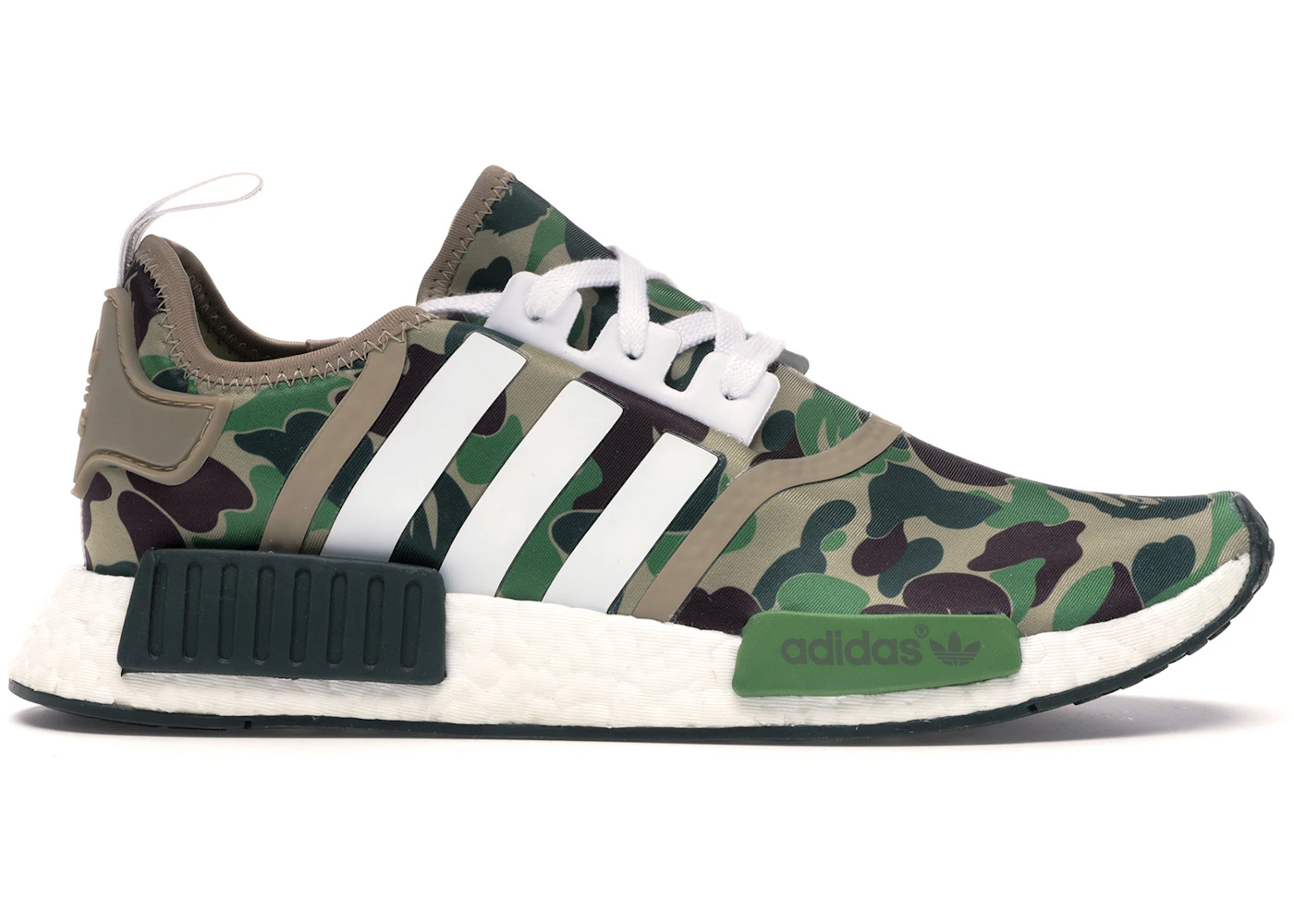 adidas NMD R1 Bape Olive Camo Men's BA7326 US
