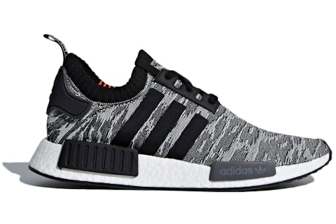 Glitch Camo Adidas Nmd_r1 Pk Black Grey Adidas NMD R1 Black
