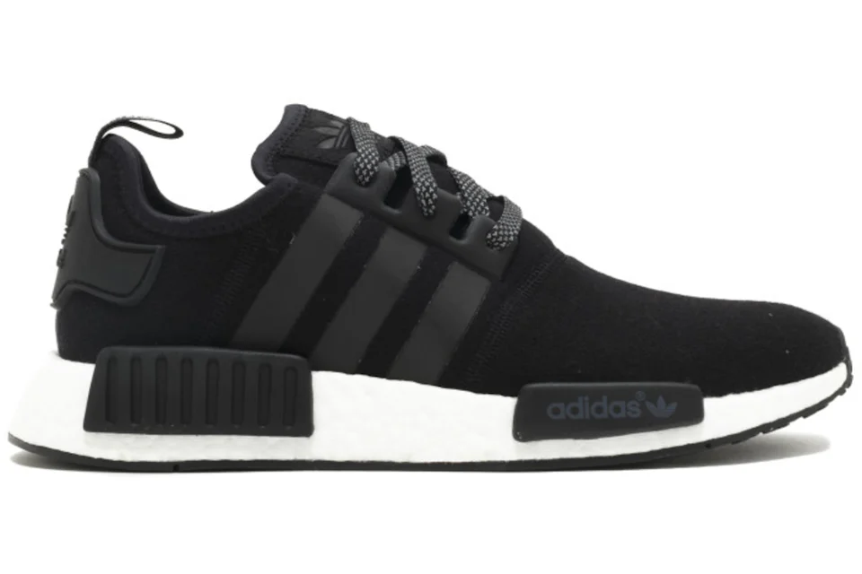 adidas NMD R1 Black Wool Men s BW0617 US