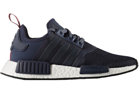 adidas NMD R1 Azul marino Rojo de mujer S76011 US