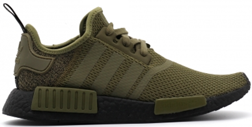 green and black nmds