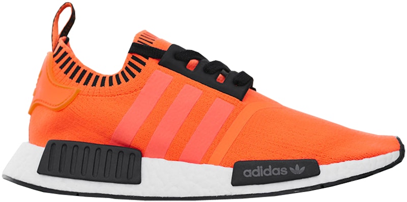 black and orange nmds