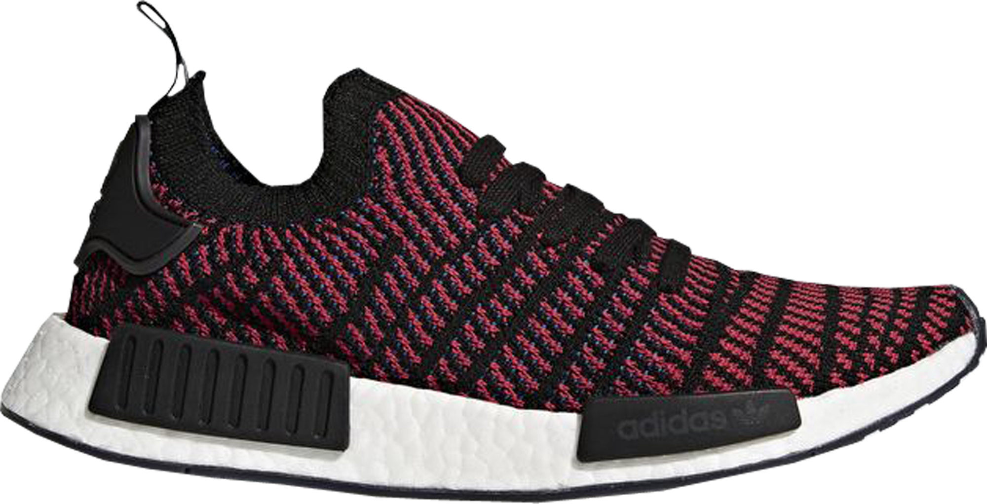 adidas nmd r1 black with red