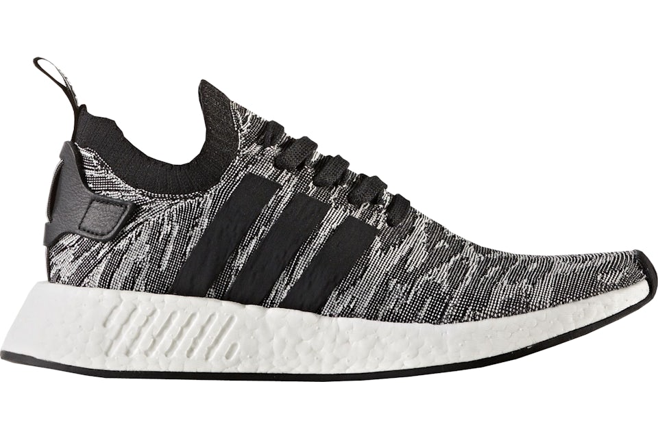 adidas NMD R2 Black White Future Harvest Men s BY9409 US