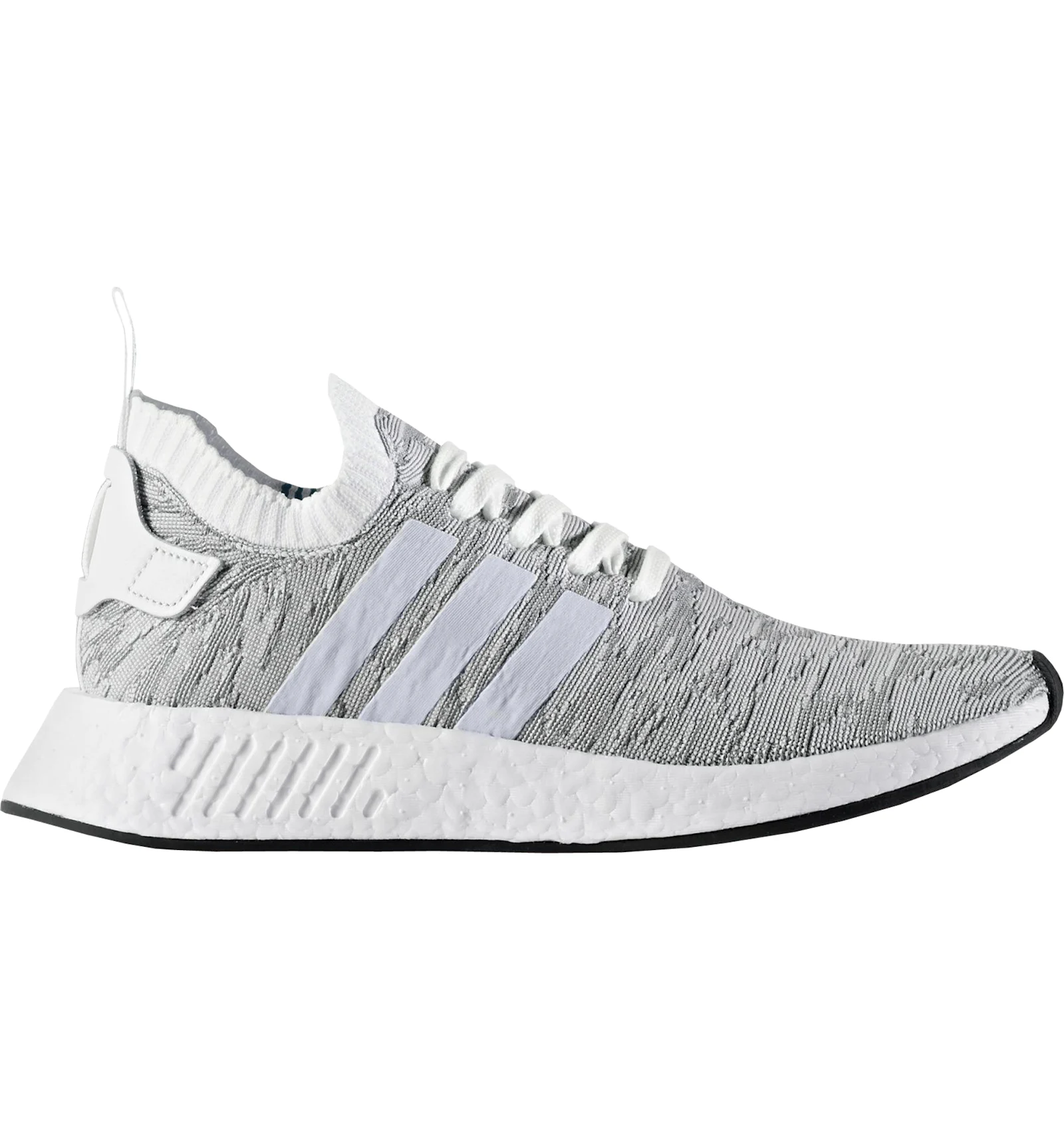 adidas NMD R2 Primeknit White Black