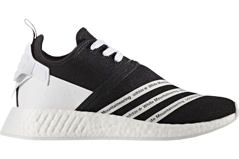 adidas NMD R2 White Mountaineering Black White Men s CG3648 US