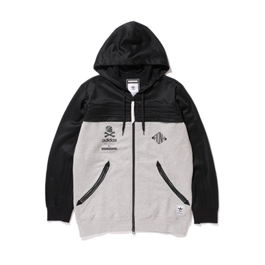 black zip up adidas hoodie