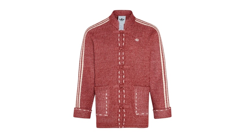 adidas New Year Knit Jacket (Asia Sizing) Red Men's - FW25 - US
