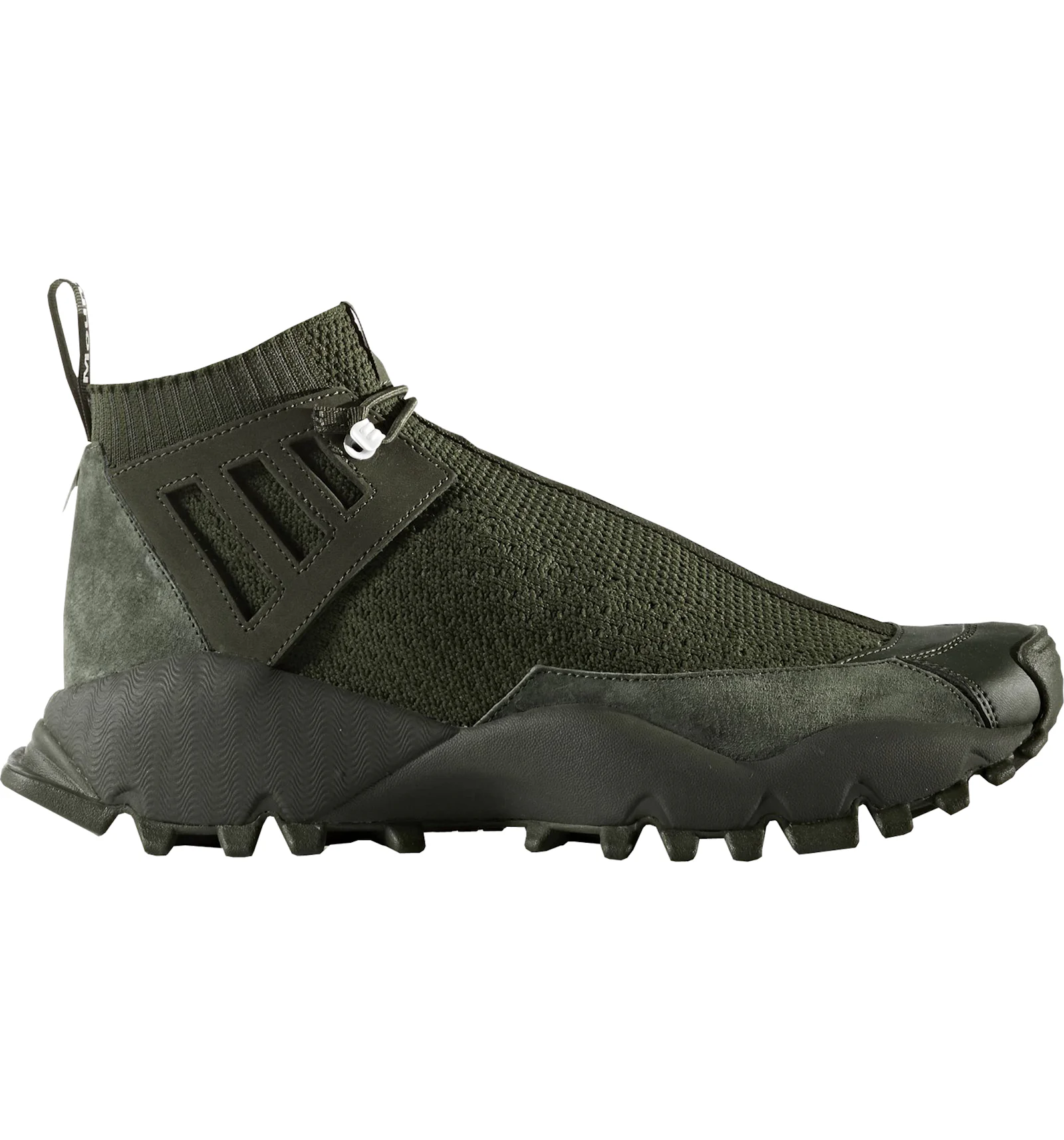 Adidas originals  white mountaineering seeulater alledo leather-trimmed primeknit sneakers outlet