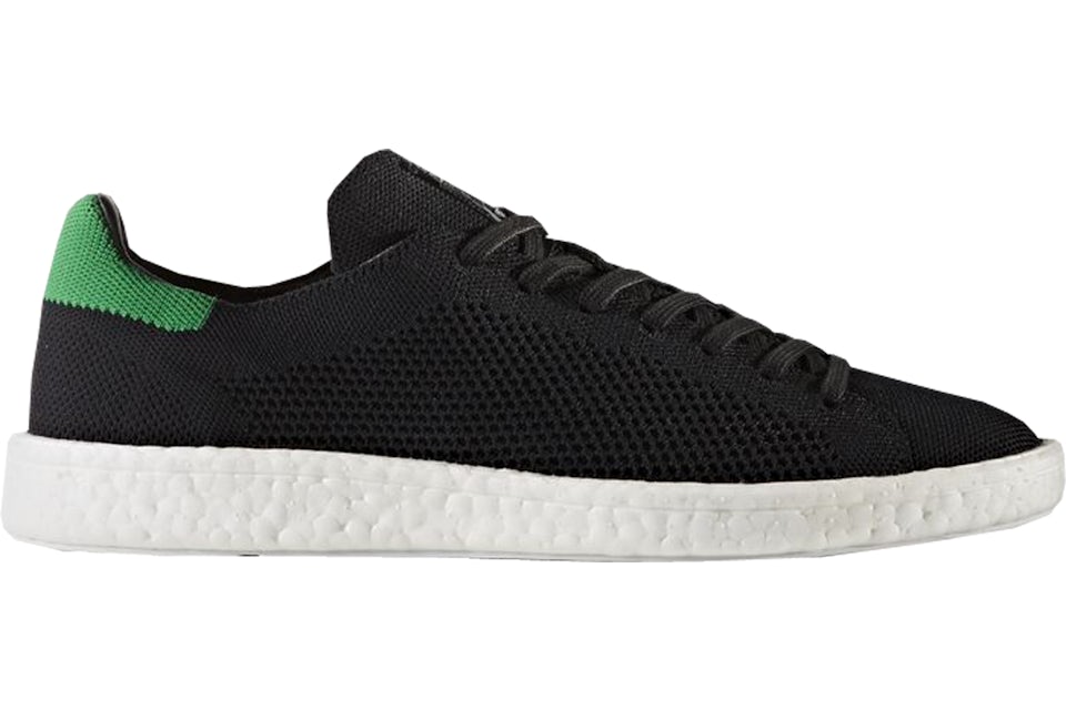 adidas Stan Smith Boost Primeknit Black Green Men s BZ0095 GB
