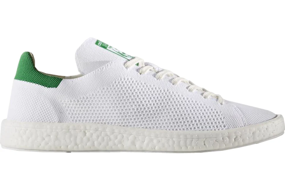 adidas Stan Smith Boost Primeknit White Green Men s BB0013 US