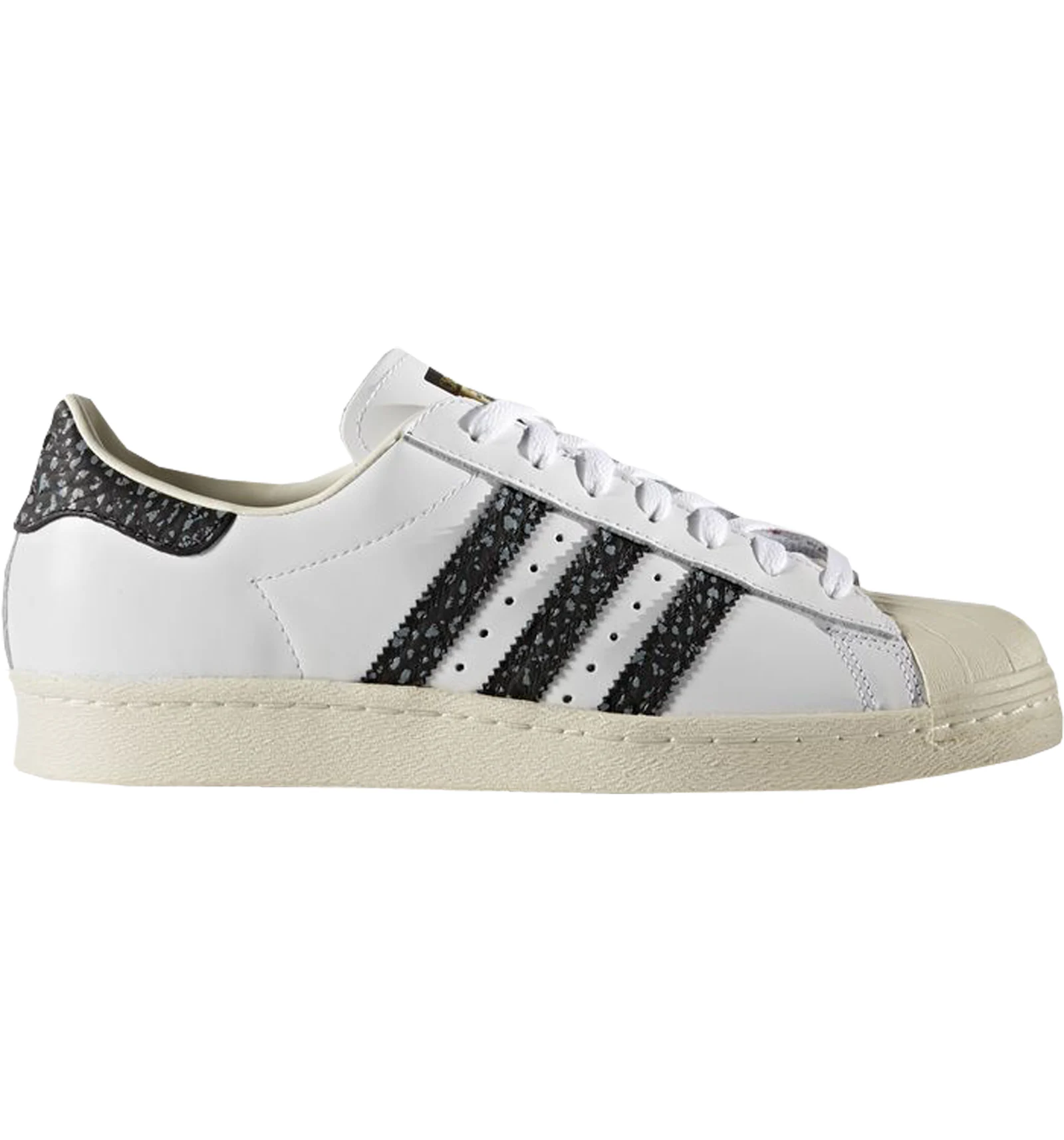 adidas Superstar White Vapour Green Snake Men s S75847 US