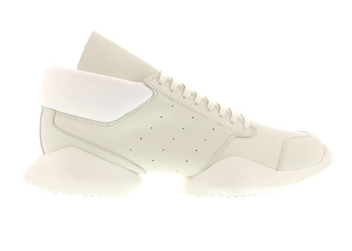 Rick Owens Tech Runner White Leather - AQ2826 - US