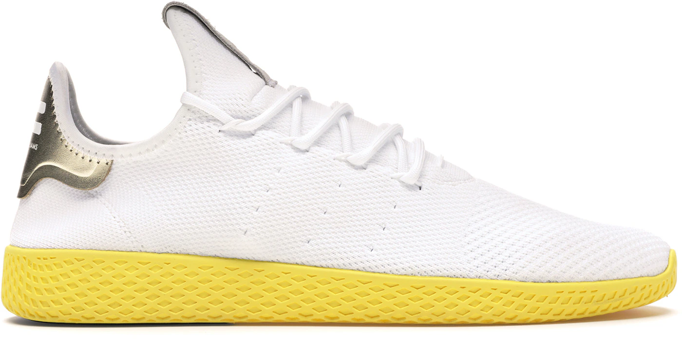 adidas Tennis HU Pharrell White Yellow Men's - BY2674 - US