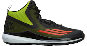 adidas Title Run Basketball Shoe Semi Solar Yellow/Solar Red/Core Black