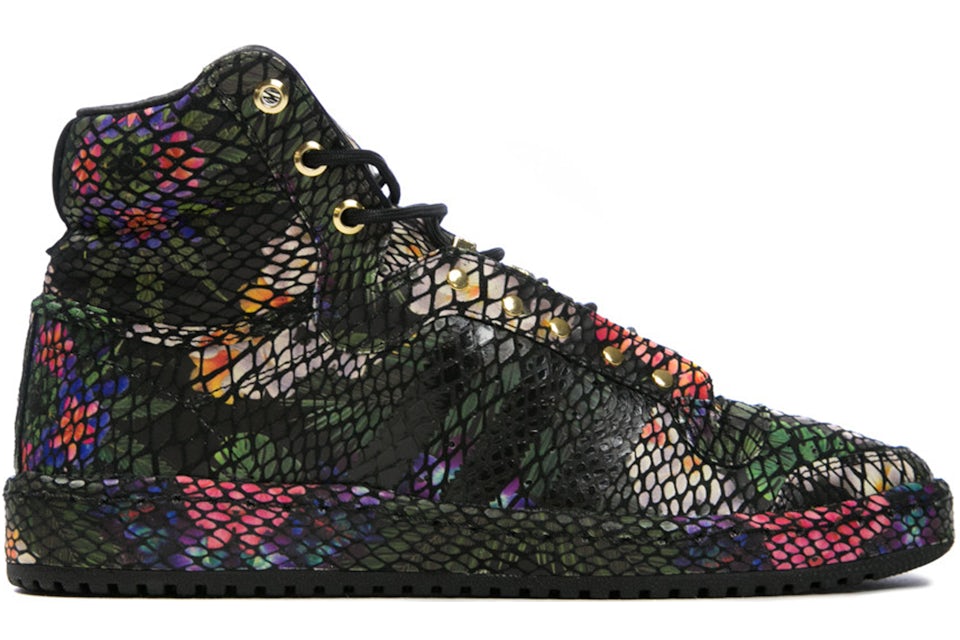 Adidas floral 2025 high tops