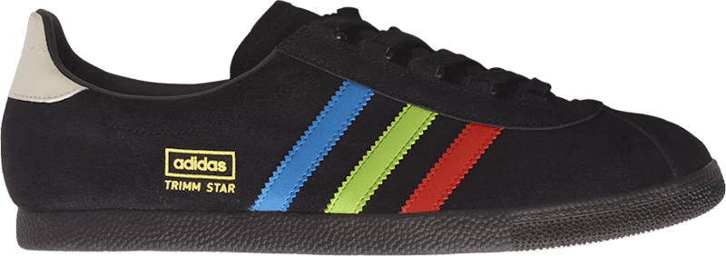 black adidas trimm trab