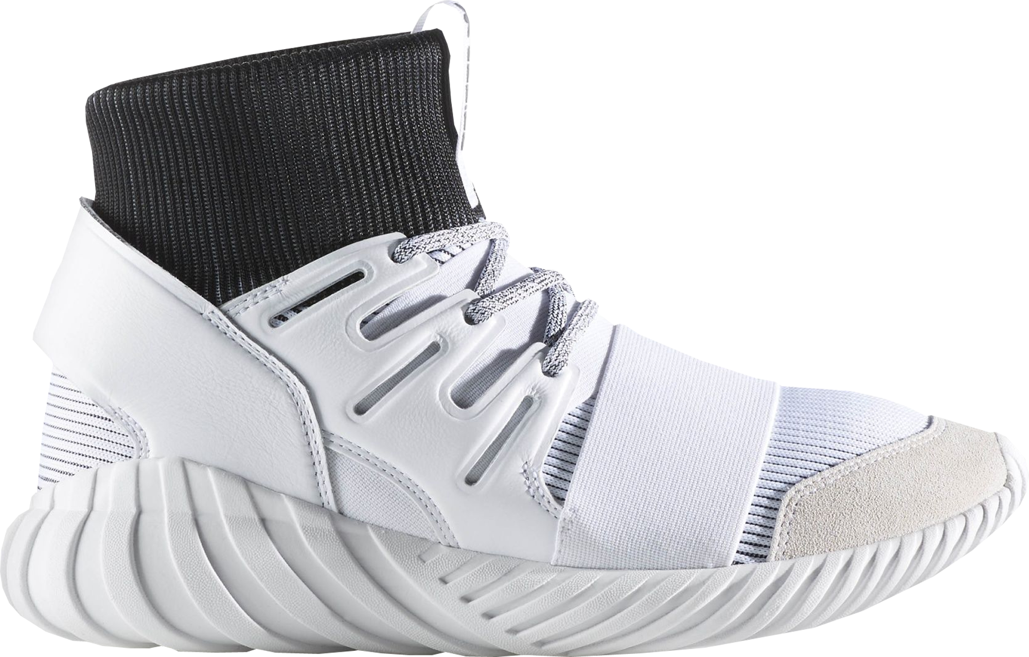 adidas tubular doom white and black