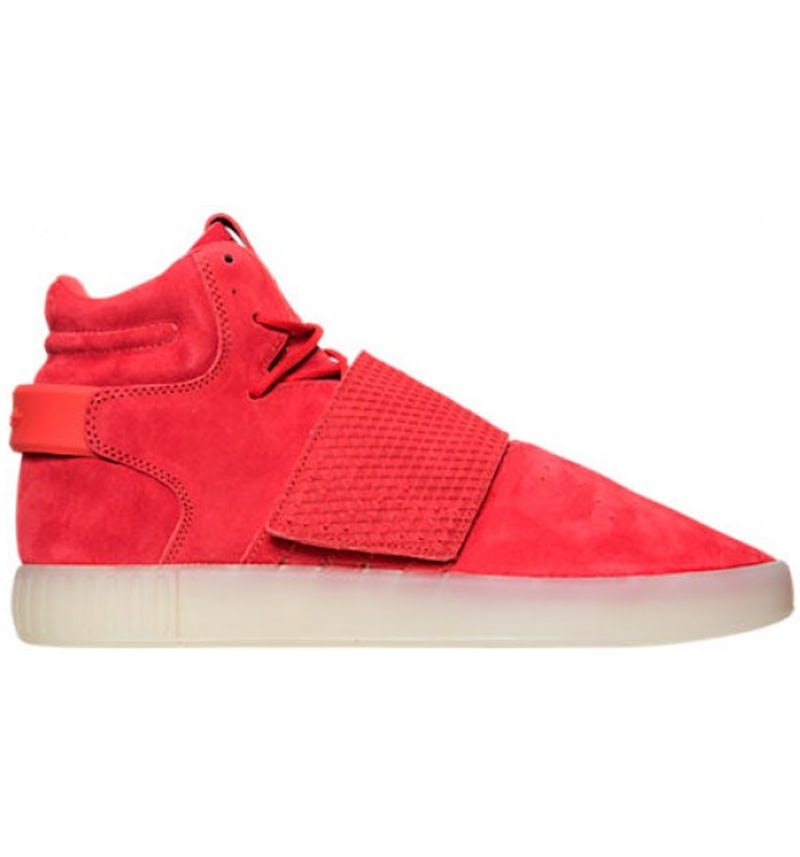 Adidas tubular runner strap red sales