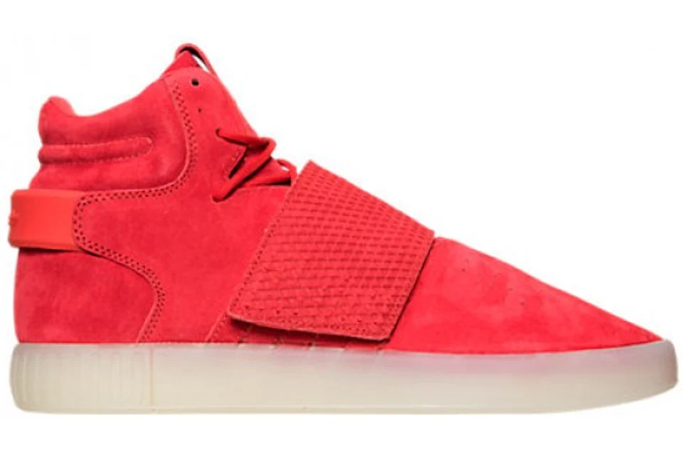 Adidas tubular shop mens red