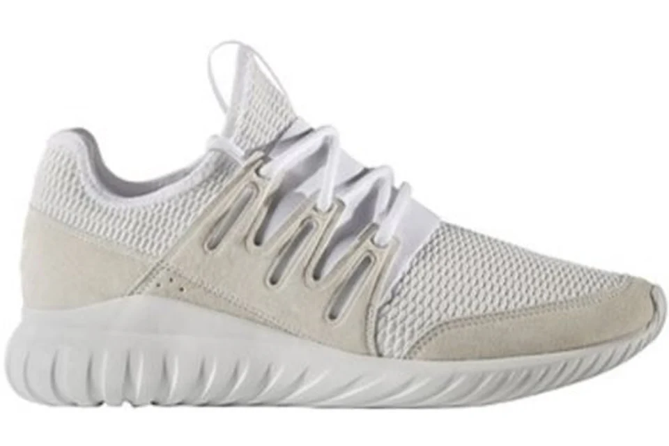 adidas Tubular Radial White Light Grey Men s S76720 US