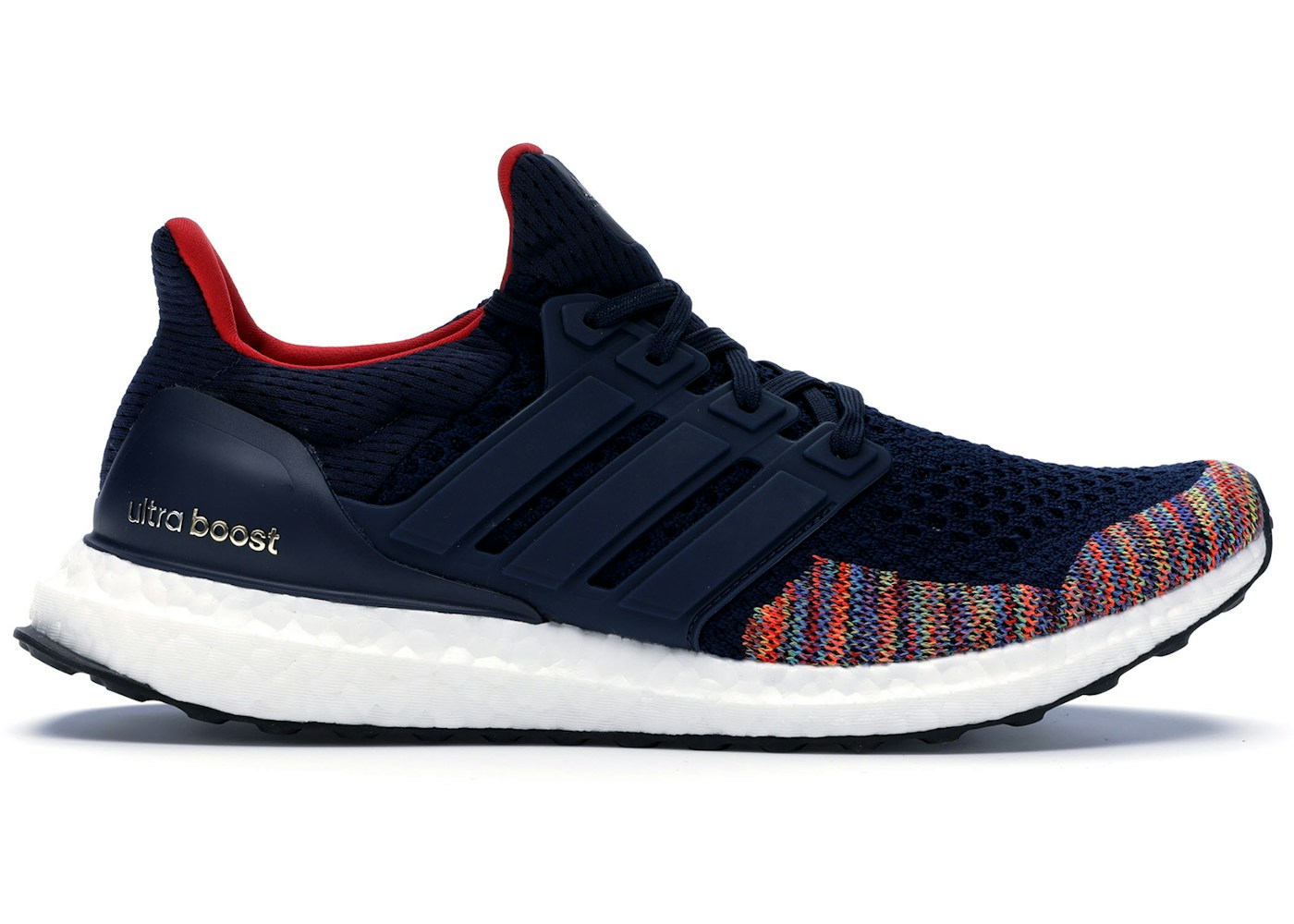Adidas Ultra Boost 1 0 Multi Color Toe Navy 7801 Adidas Ultra Boost 1 0 Multi Color Toe Navy 7801