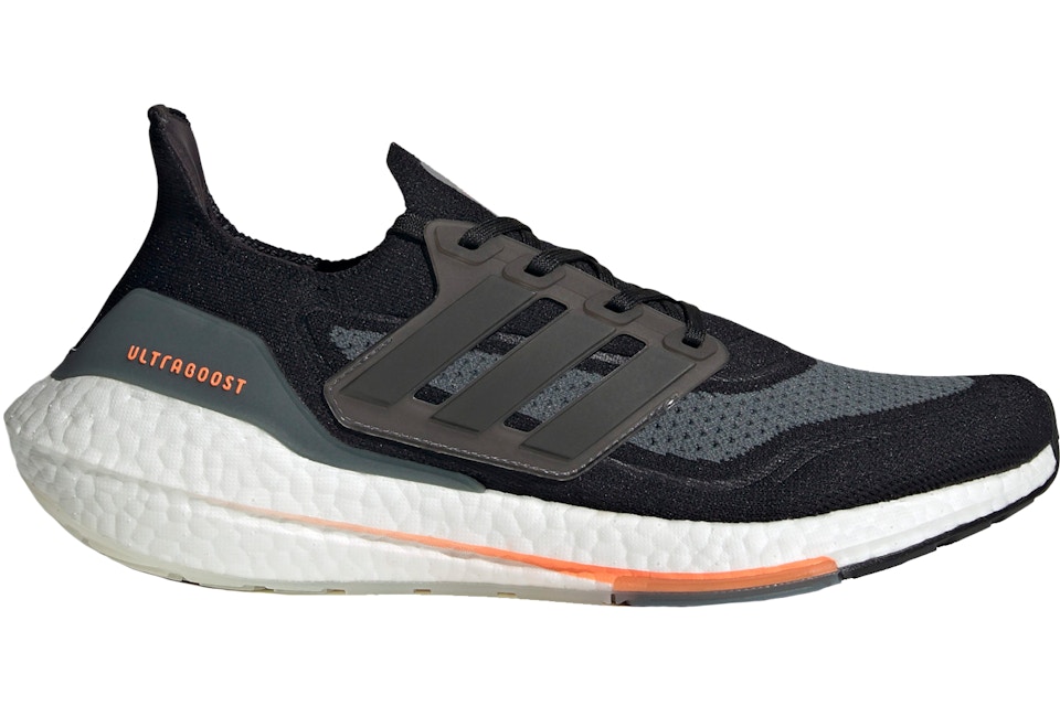 Adidas Ultra Boost 21 Black Blue Oxide Screaming Orange Fy03 Adidas Ultra Boost 21 Black Blue Oxide Screaming Orange Fy03