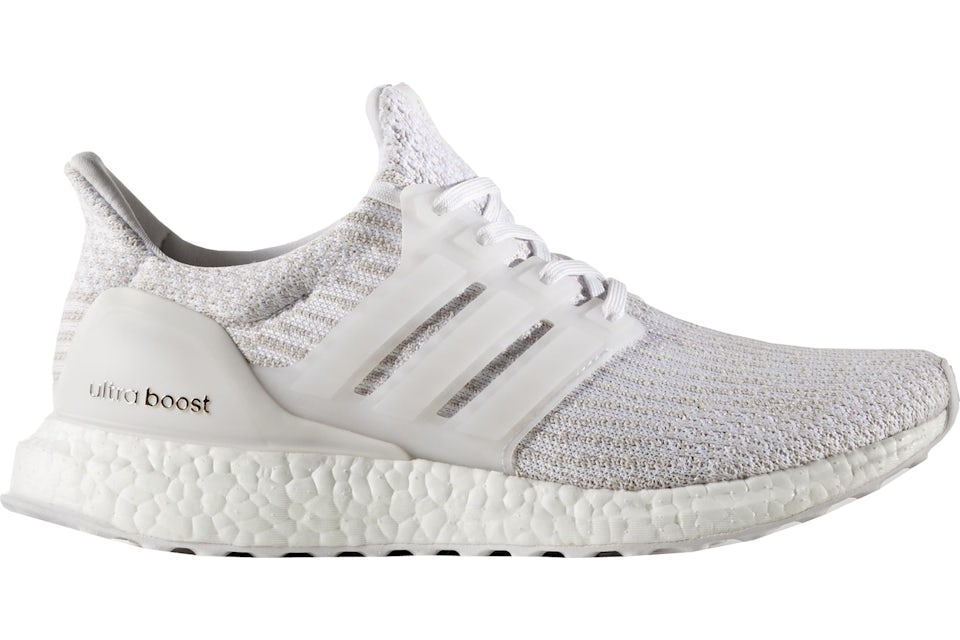 adidas Ultra Boost 3.0 White Pearl Grey Women s S80687 US