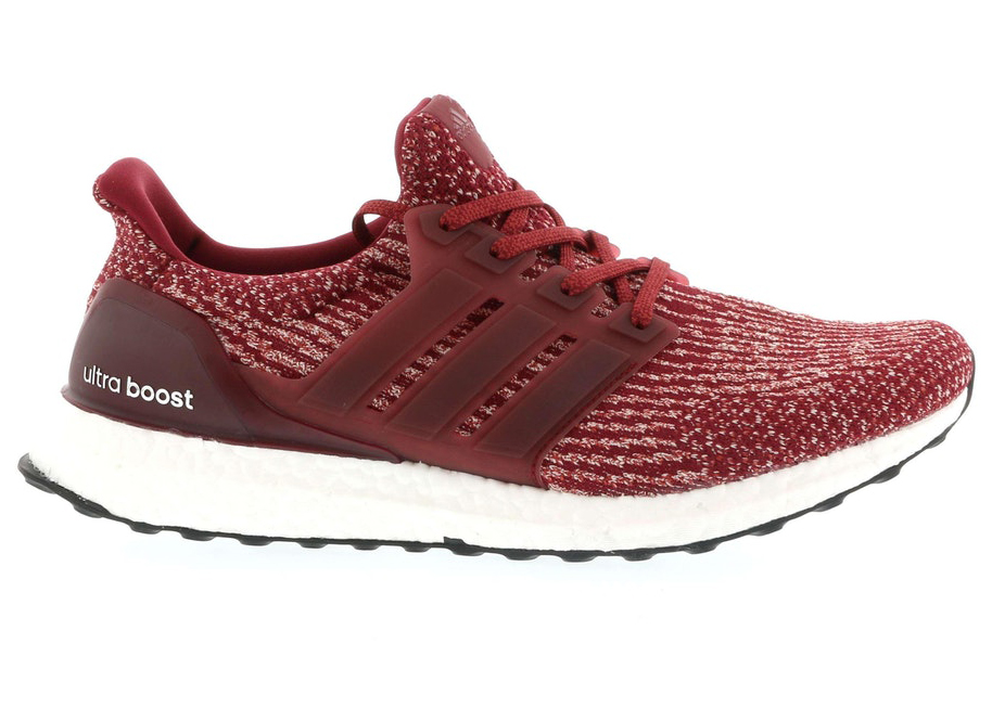 maroon and white ultraboost