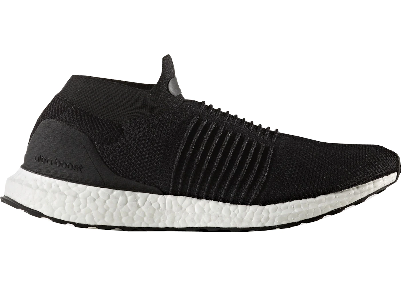 Adidas ultra boost laceless core black sale