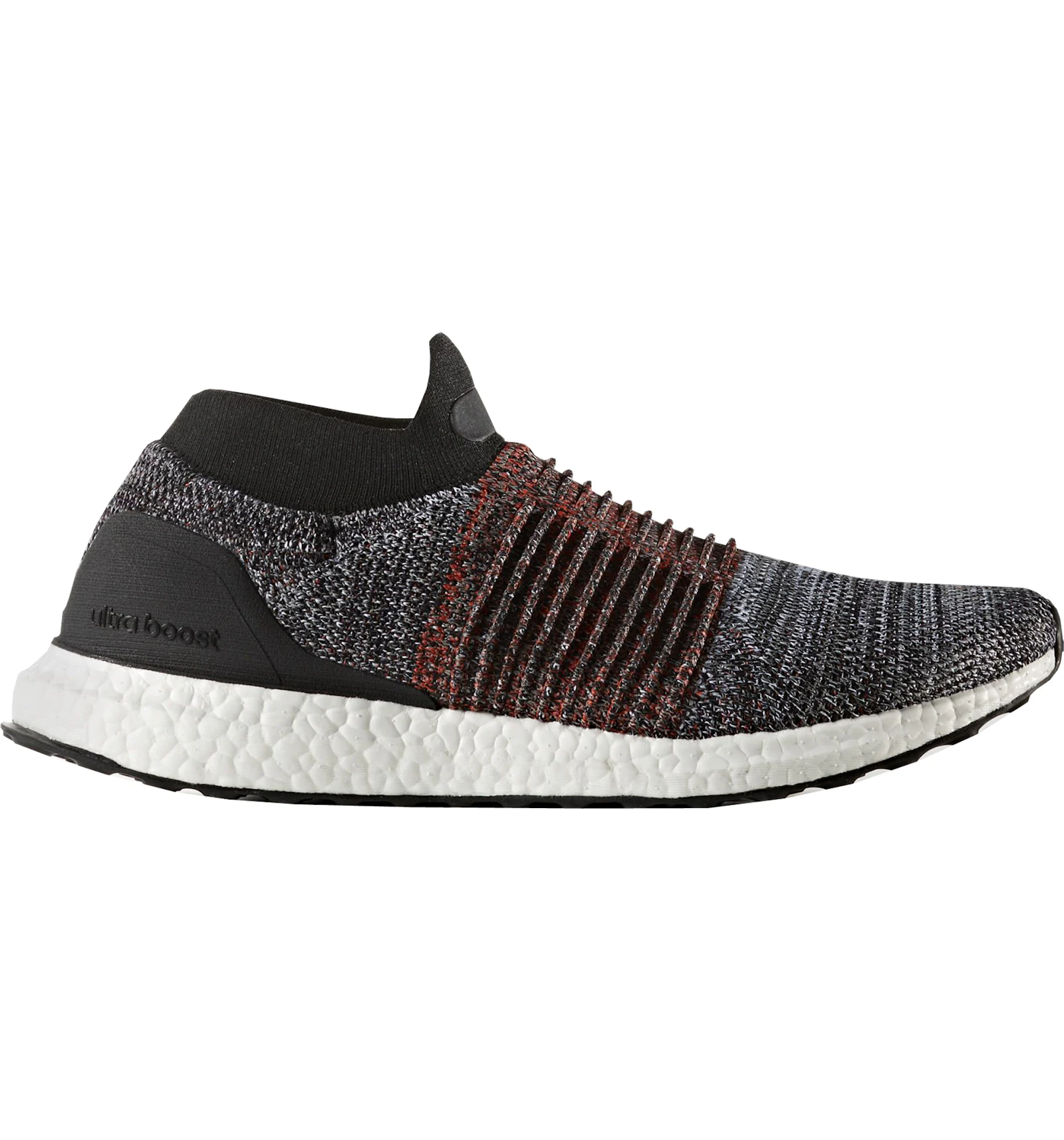 Adidas ultra boost laceless black boost best sale