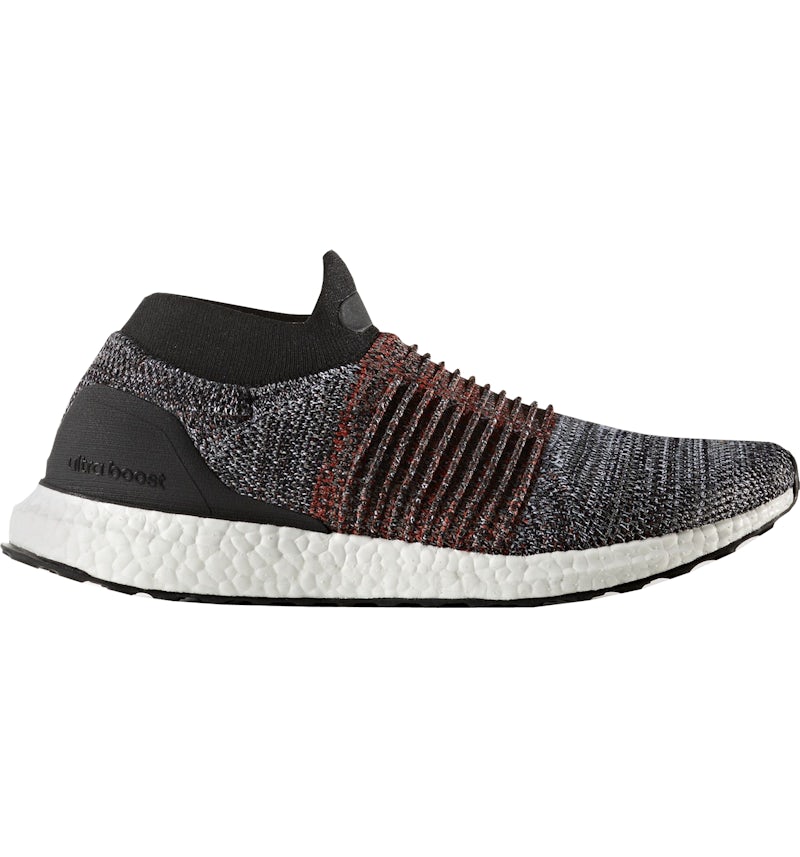 adidas Ultra Boost Laceless Mid Black White Orange Men s S80769 US