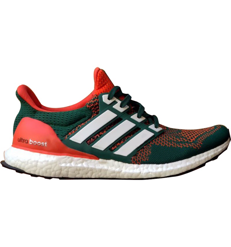adidas Ultra Boost Miami Hurricanes Men's AQ7847 GB