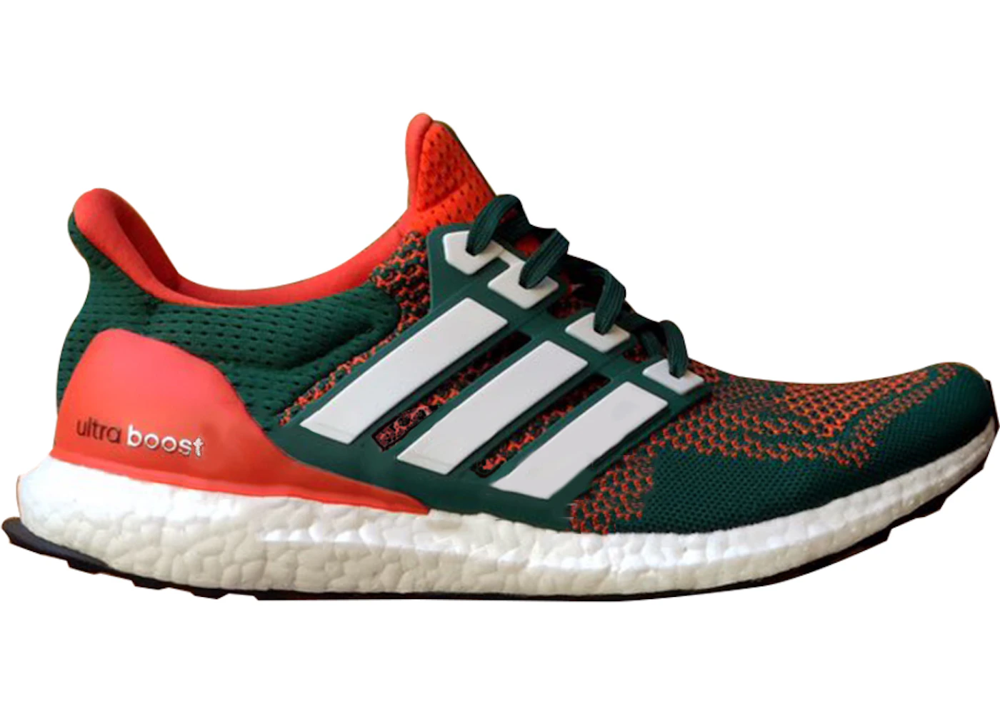 adidas Ultra Boost Miami Hurricanes Men's AQ7847 US