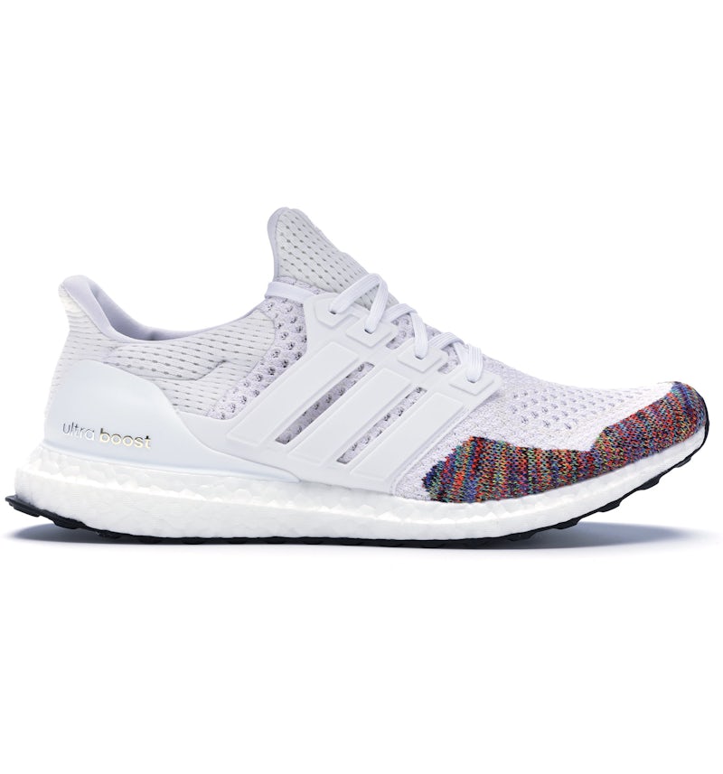 adidas Ultra Boost White Rainbow Men's AQ5558 US - Main Image