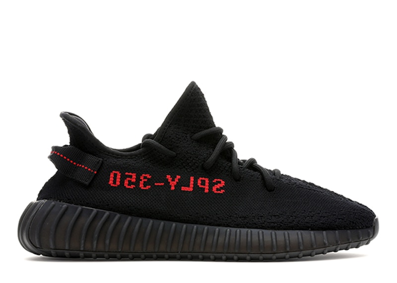 yeezy 350 white core black red