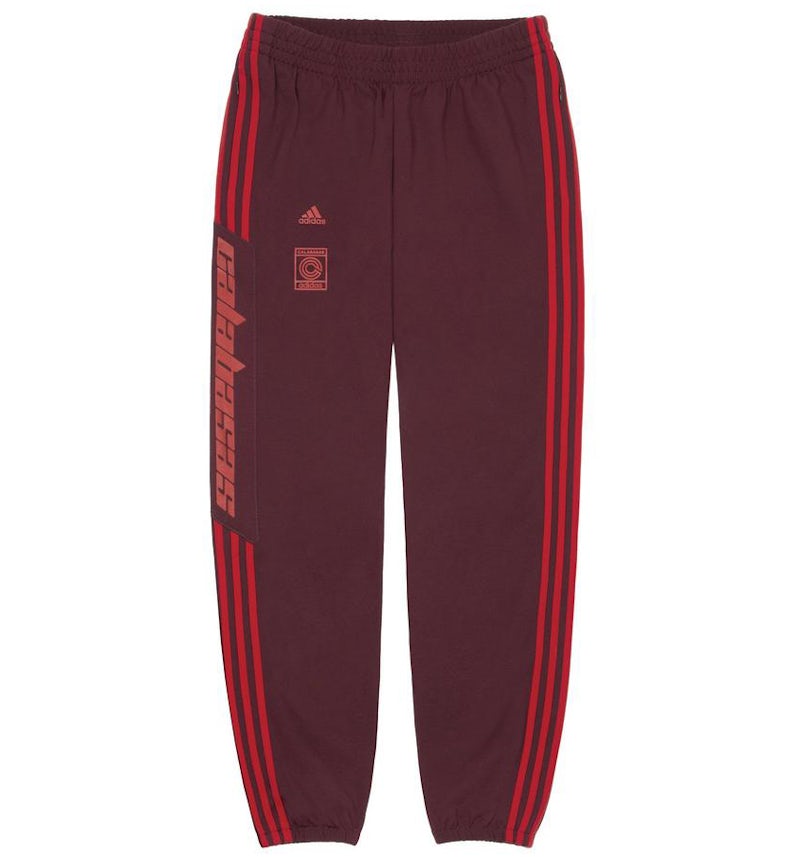 adidas Yeezy Calabasas Track Pants Maroon FW17 US