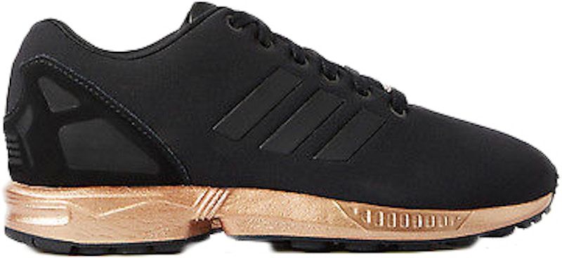 zx flux adidas womens black and copper