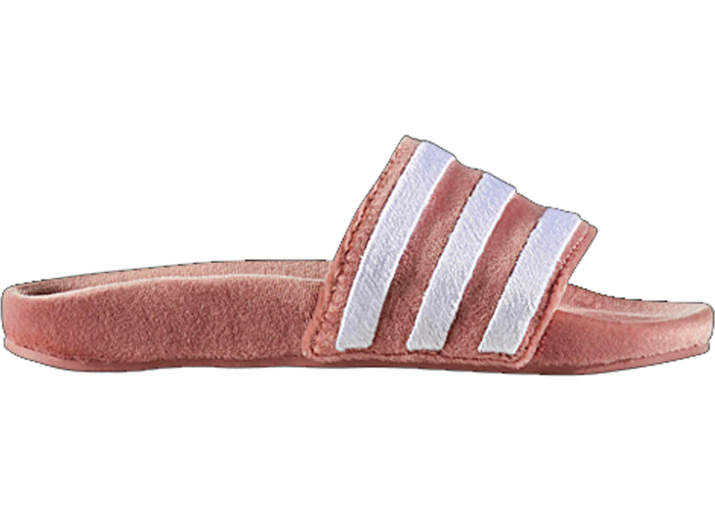 Adidas raw best sale pink slides