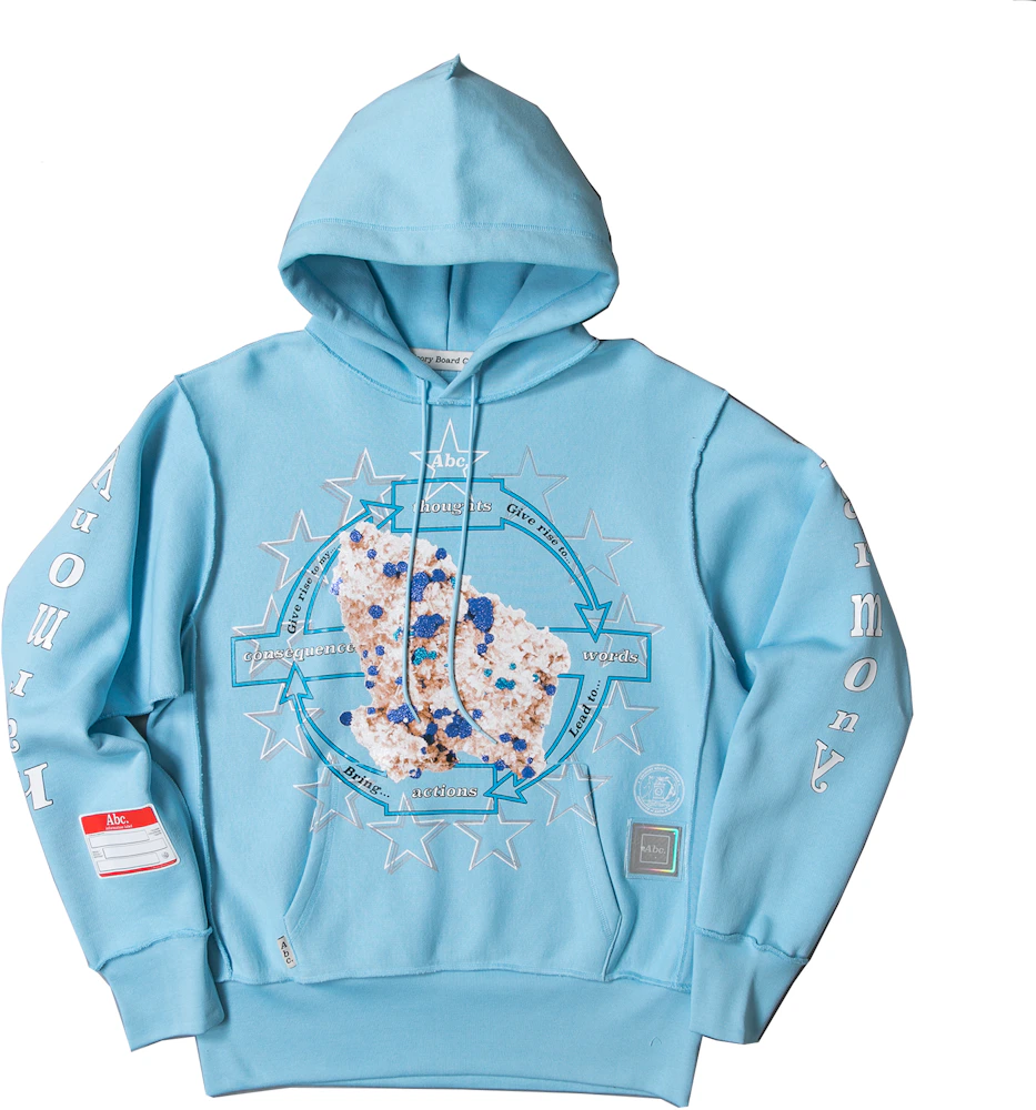 Advisory Board Crystals Double Weight hoodie, Blue