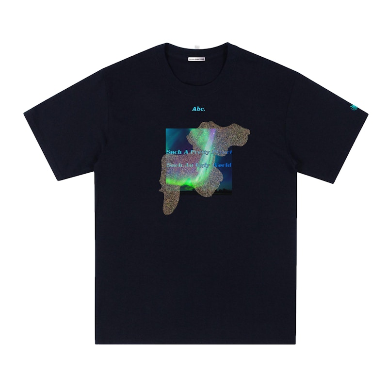 Pre-owned Advisory Board Crystals Men's Such A Pretty Planet, Such An Ugly World Scene 6 Tee Shirt In Black