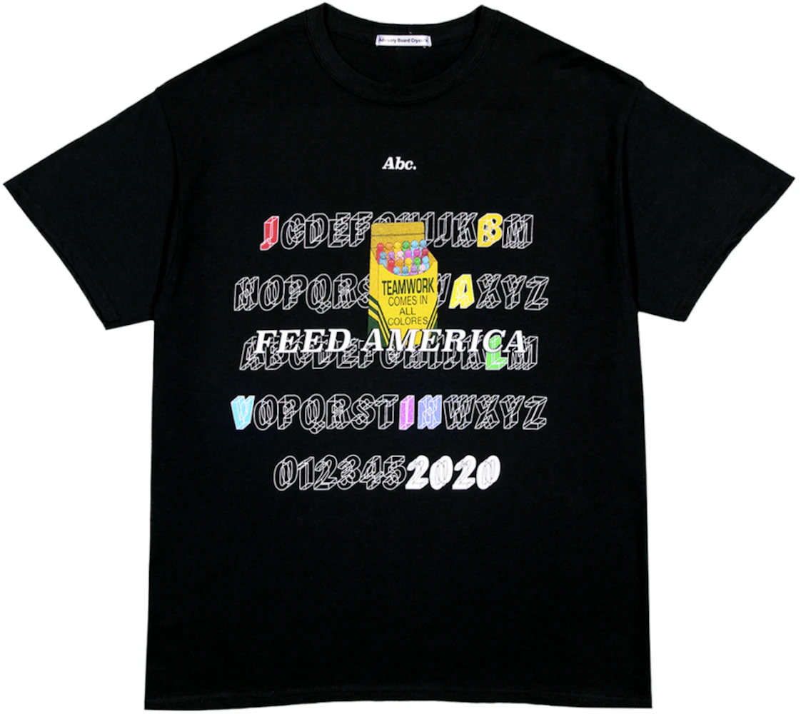 Advisory Board Crystals x J Balvin Feeding America COLORES T-Shirt ...