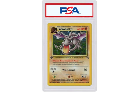 Aerodactyl 1999 Pokemon TCG Fossil 1st Edition Prerelease #1 (PSA or BGS Graded) - 1999 - US Aerodactyl 1999 Pokemon TCG Fossil 1st Edition Prerelease #1 (PSA or BGS Graded) - 1999 - US
