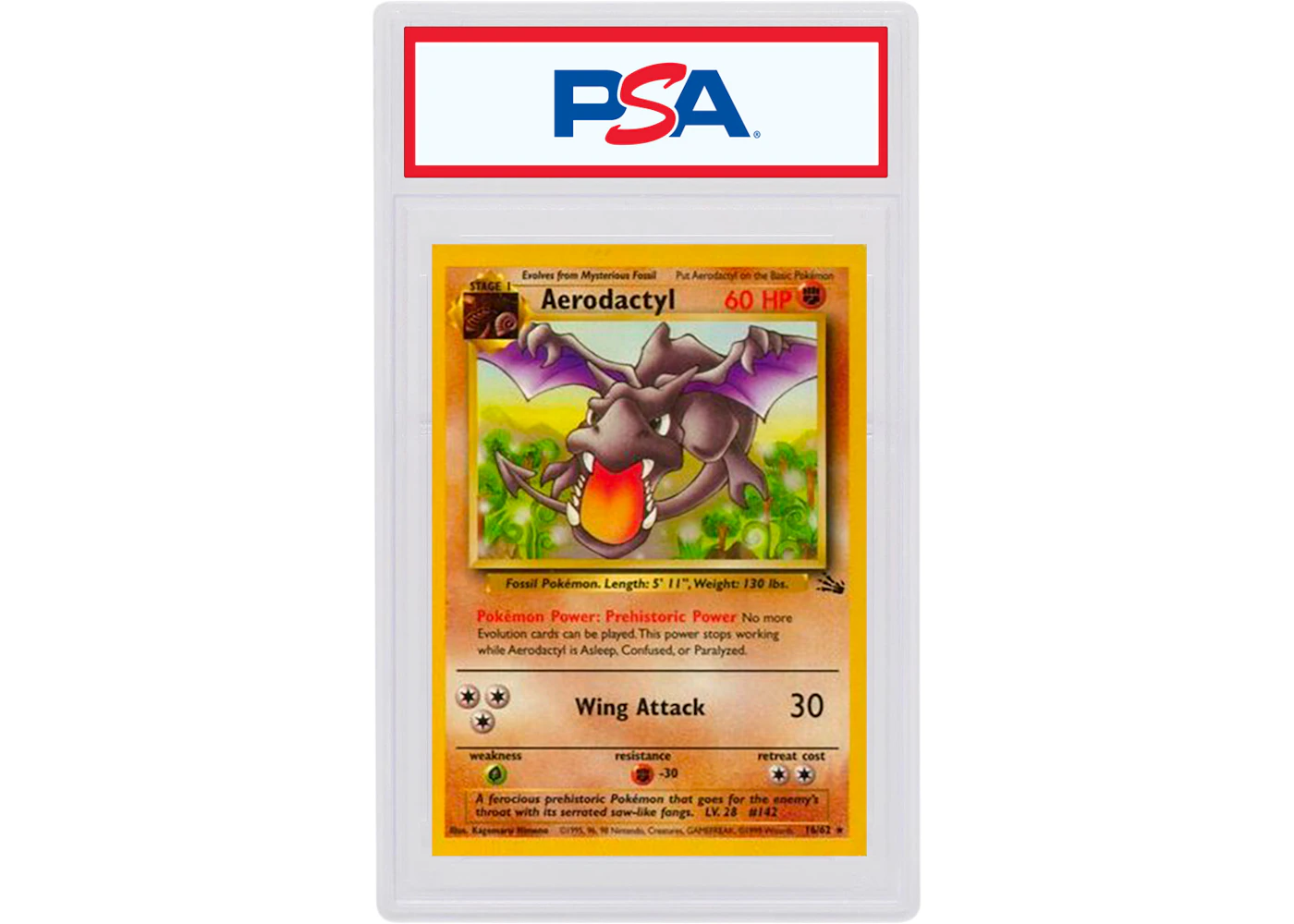 Aerodactyl-Holo 1999 Pokemon TCG Fossil #1/62 (PSA or BGS Graded) - 1999 - US Aerodactyl-Holo 1999 Pokemon TCG Fossil #1/62 (PSA or BGS Graded) - 1999 - US