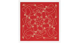 Ai Weiwei Middle Finger in Red Print (Signed, Edition of 1285)