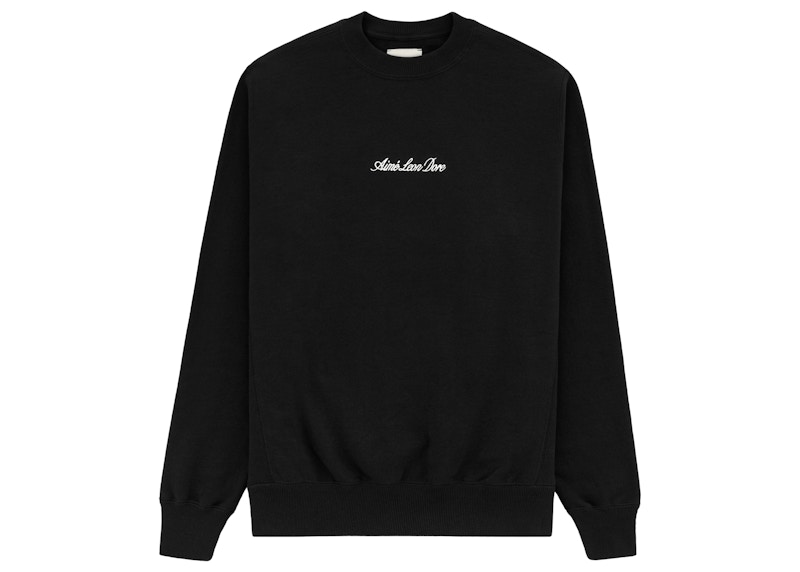 Aime Leon Dore ALD Uniform Crewneck Sweatshirt Black Men's - SS22 - US