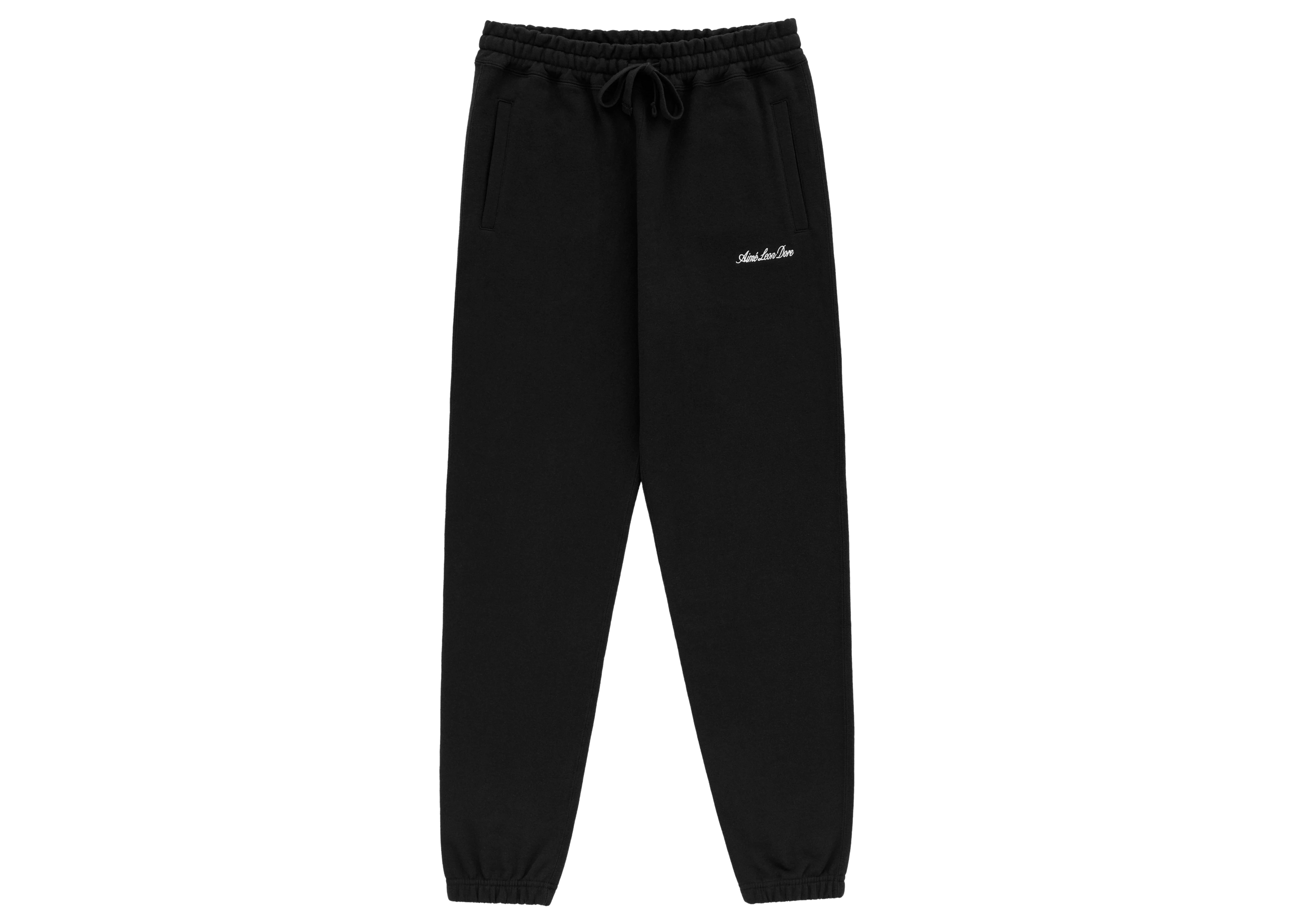 メンズALD / Tonal Logo Sweatpants 黒 Sサイズ