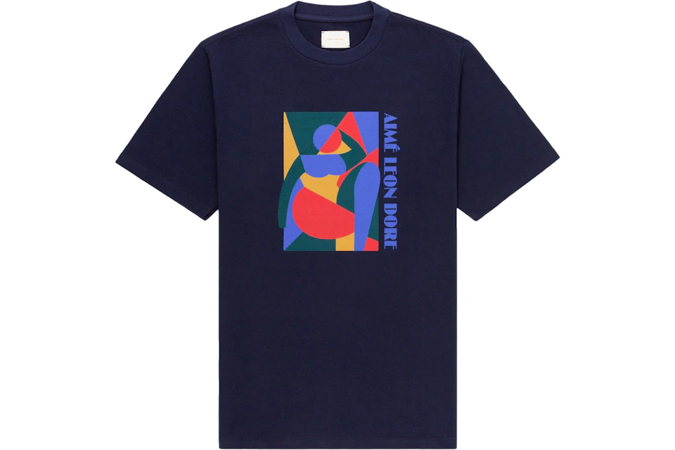 Aime Leon Dore Abstract Muse T Shirt Blue Ss21 Us Aime Leon Dore Abstract Muse T Shirt Blue Ss21 Us