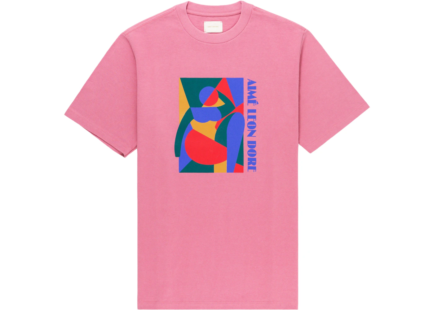 Aime Leon Dore Abstract Muse T Shirt Pink Ss21 Us Aime Leon Dore Abstract Muse T Shirt Pink Ss21 Us