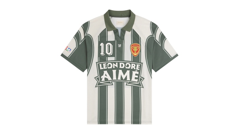 Aime Leon Dore Aime Cup Soccer Jersey Olive Men's - SS26 - US
